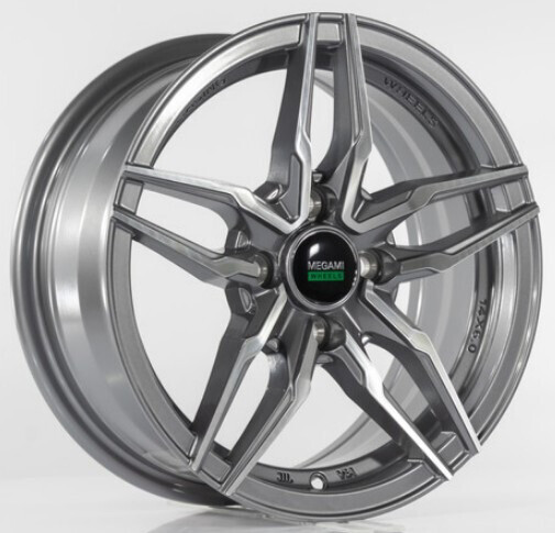 Диск Megami Mgm-30 14x6 5x100 ET35 DIA57.1 GMF Диск Megami Mgm-30 14x6 5x100 ET35 DIA57.1 GMF