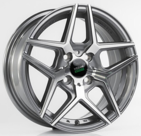 Диск Megami Mgm-31 14x6 5x100 ET35 DIA57.1 GMF Диск Megami Mgm-31 14x6 5x100 ET35 DIA57.1 GMF