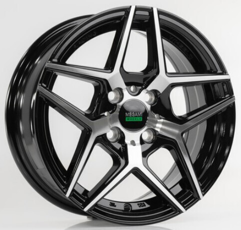 Диск Megami Mgm-31 14x6 5x100 ET35 DIA57.1 BKF Диск Megami Mgm-31 14x6 5x100 ET35 DIA57.1 BKF