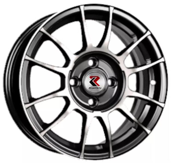 Диск Replikey K37 14x6 4x98 ET35 DIA58.6 BK/FP Диск Replikey K37 14x6 4x98 ET35 DIA58.6 BK/FP