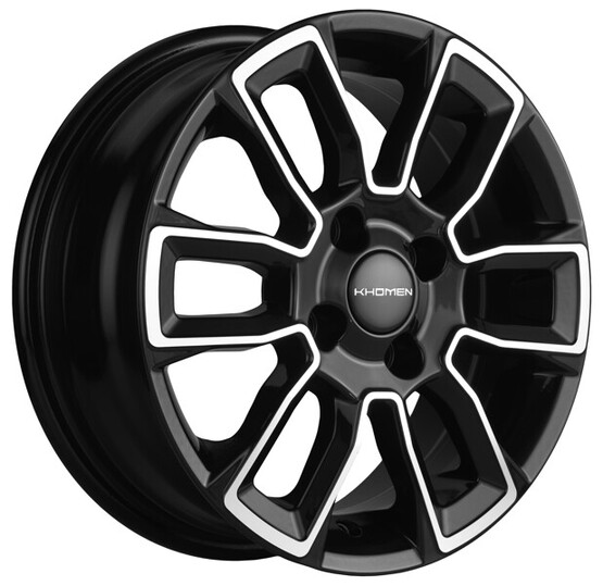 Диск Khomen Khw1406 14x5.5 4x100 ET38 DIA67.1 BLACK-FP