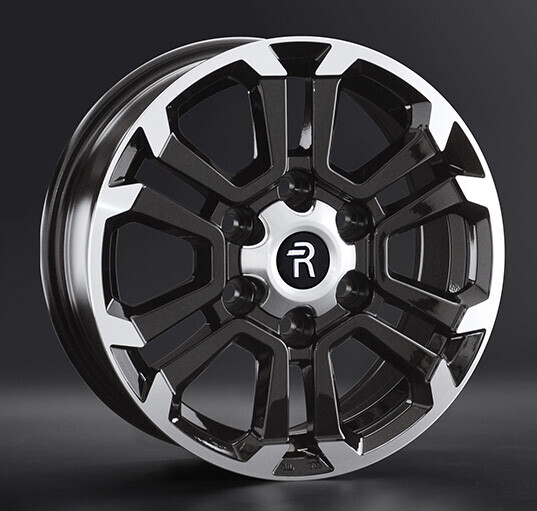 Диск Replay Mi168 16x7 6x139.7 ET46 DIA67.1 BKF